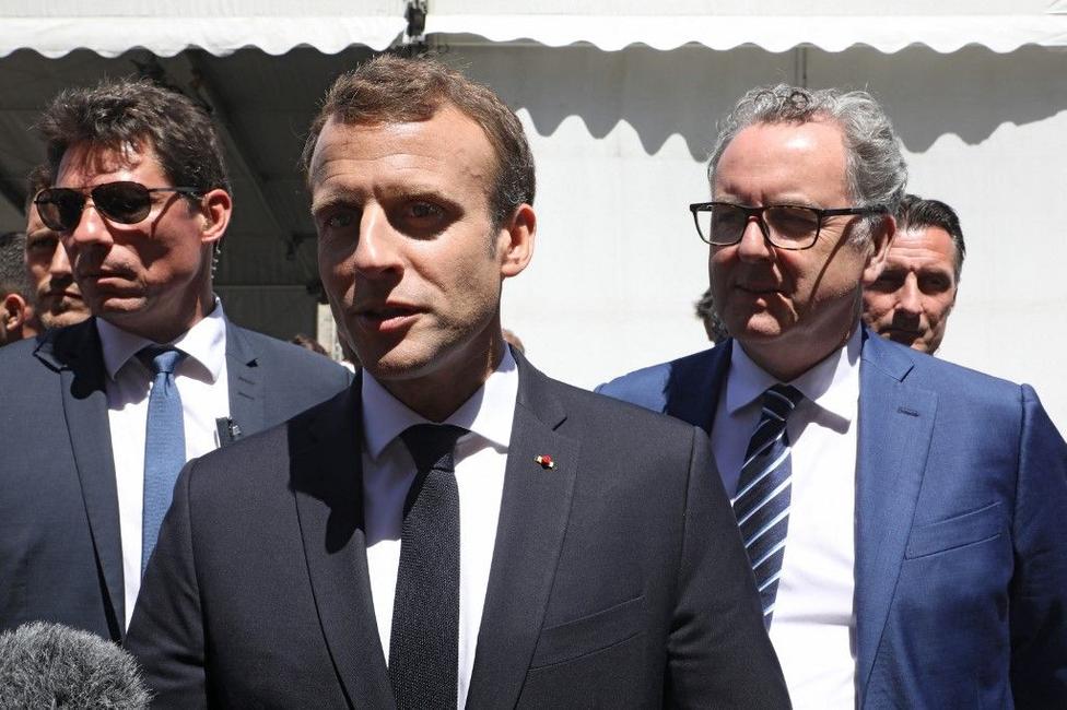 Emmanuel Macron Richard Ferrand AFP