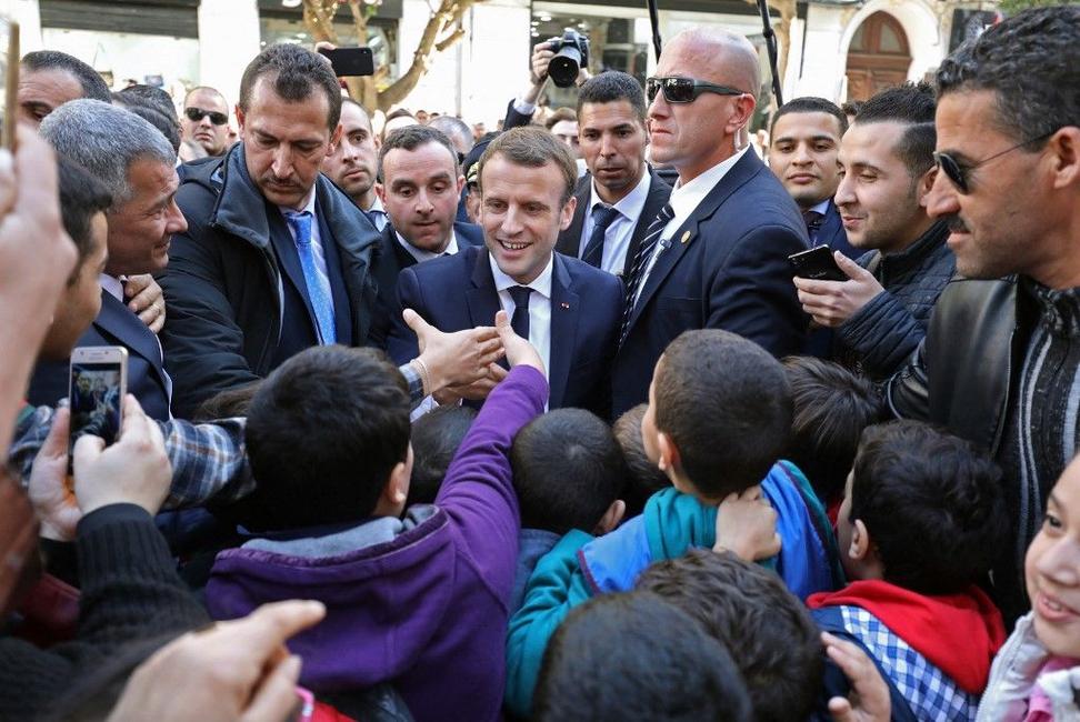 Emmanuel Macron Algérie AFP