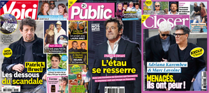 "Voici", "Public" et "Closer".