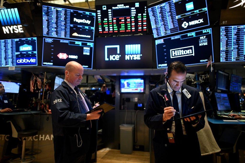 Wall Street Bourse marchés financiers traders AFP