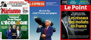 Marianne, L'Express et Le Point.
