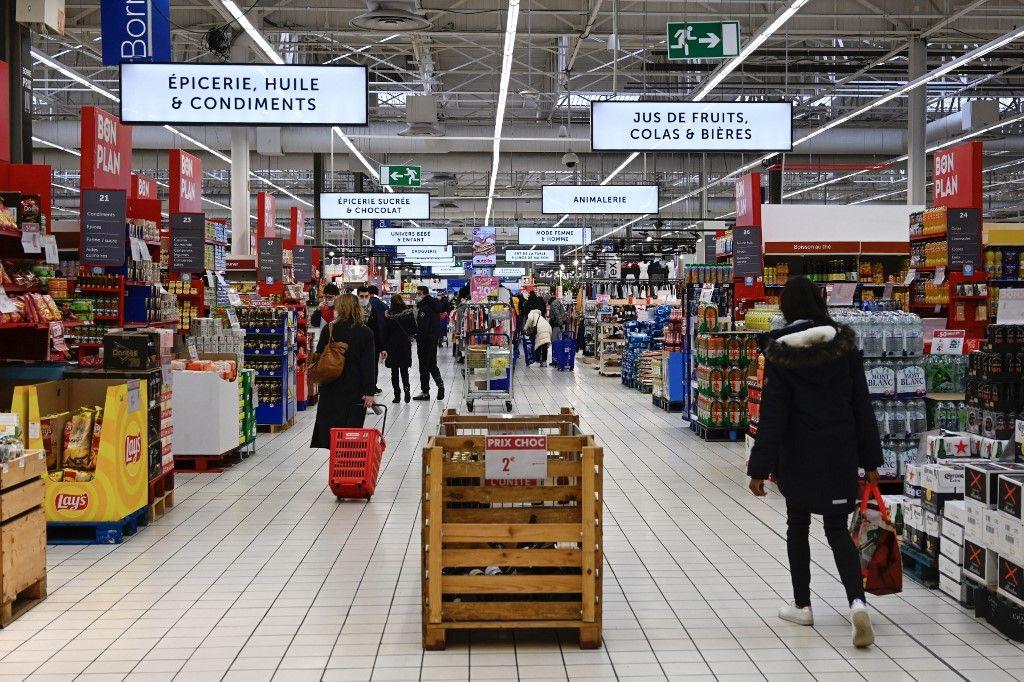 centre commercial consommation consommateurs AFP