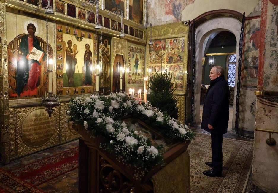Vladimir Poutine religion AFP