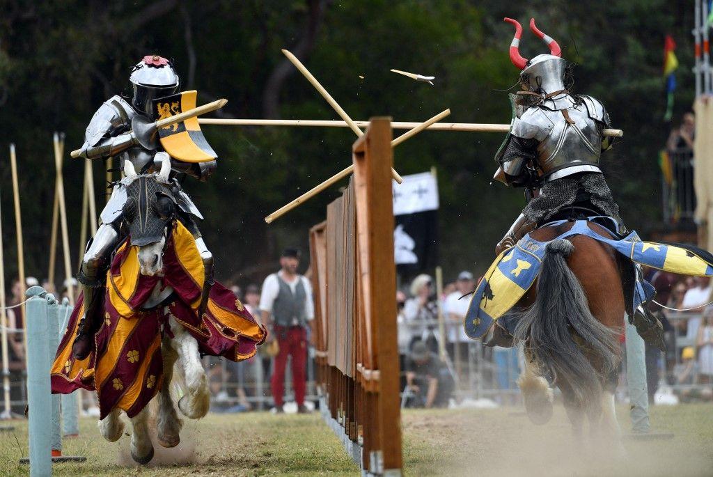 Moyen Age chevaliers AFP