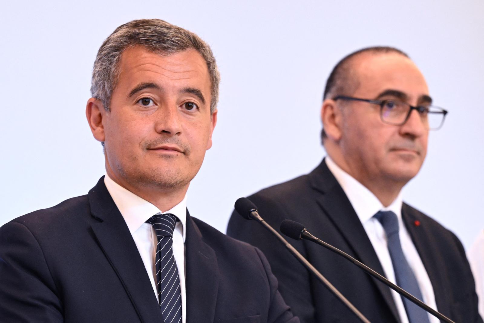 Gérald Darmanin Laurent Nunez AFP