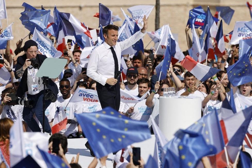 Emmanuel Macron Marseille 2022 AFP