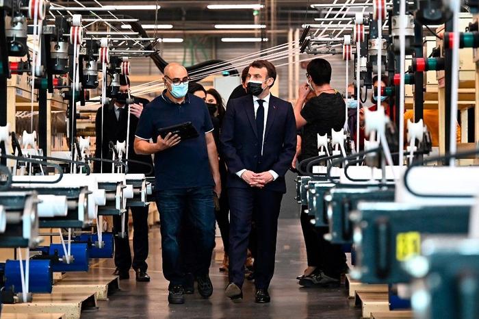 Emmanuel Macron entreprise AFP