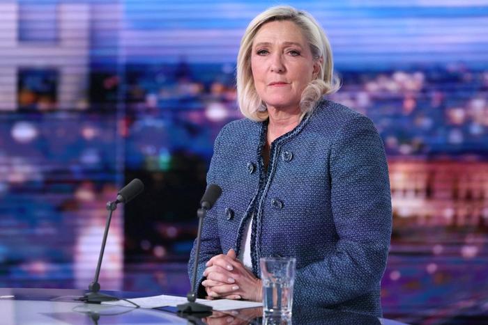 Marine Le Pen au journal de TF1 le lundi 31 mars 2025.