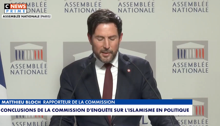 Matthieu Bloch, rapporteur de la Commission lors de la remise de ses conclusions