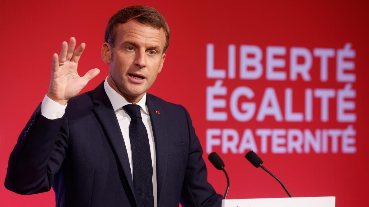 Emmanuel Macron liberté égalité fraternité AFP