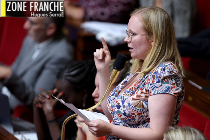 Ersilia Soudais à l'Assemblée nationale.