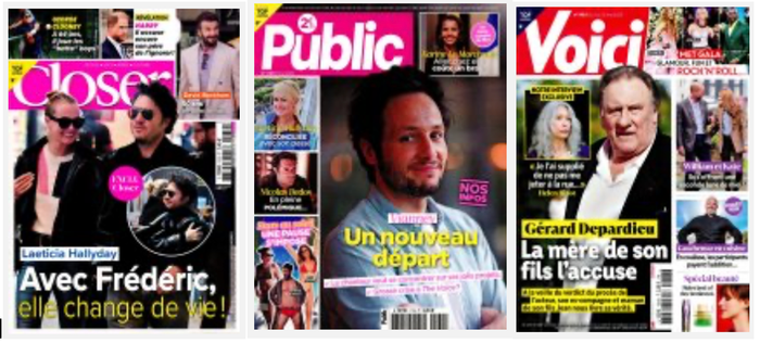 Unes des hebdos People