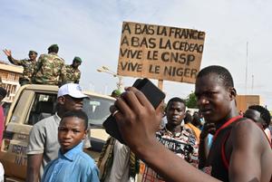 Niger manifestation soutien de la junte