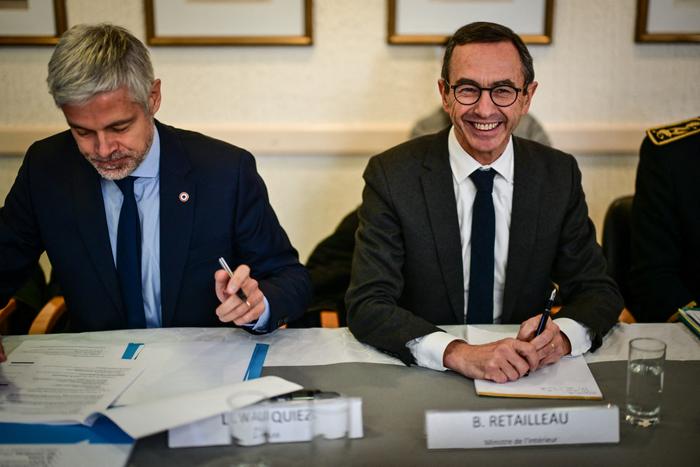 Bruno Retailleau et Laurent Wauquiez préparent leur examen