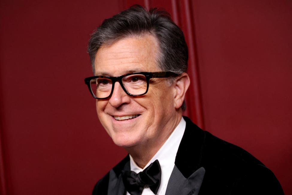 Stephen Colbert assiste à la soirée des Emmy Awards d'Apple TV+ au Mother Wolf, le 15 janvier 2024 à Los Angeles en Californie.