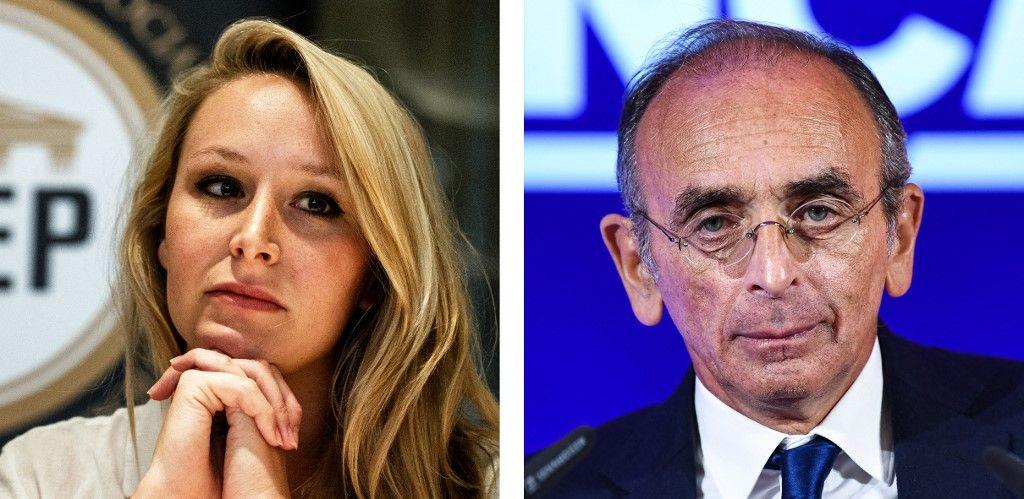 Marion Maréchal Eric Zemmour AFP