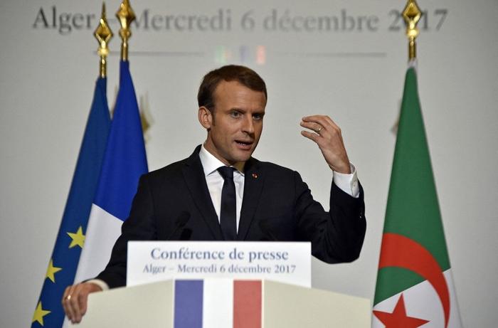 Emmanuel Macron Algérie AFP