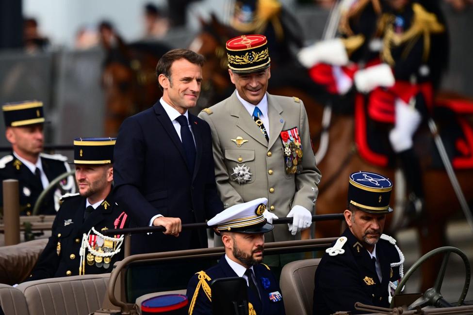 Emmanuel Macron 14 juillet 2023 AFP