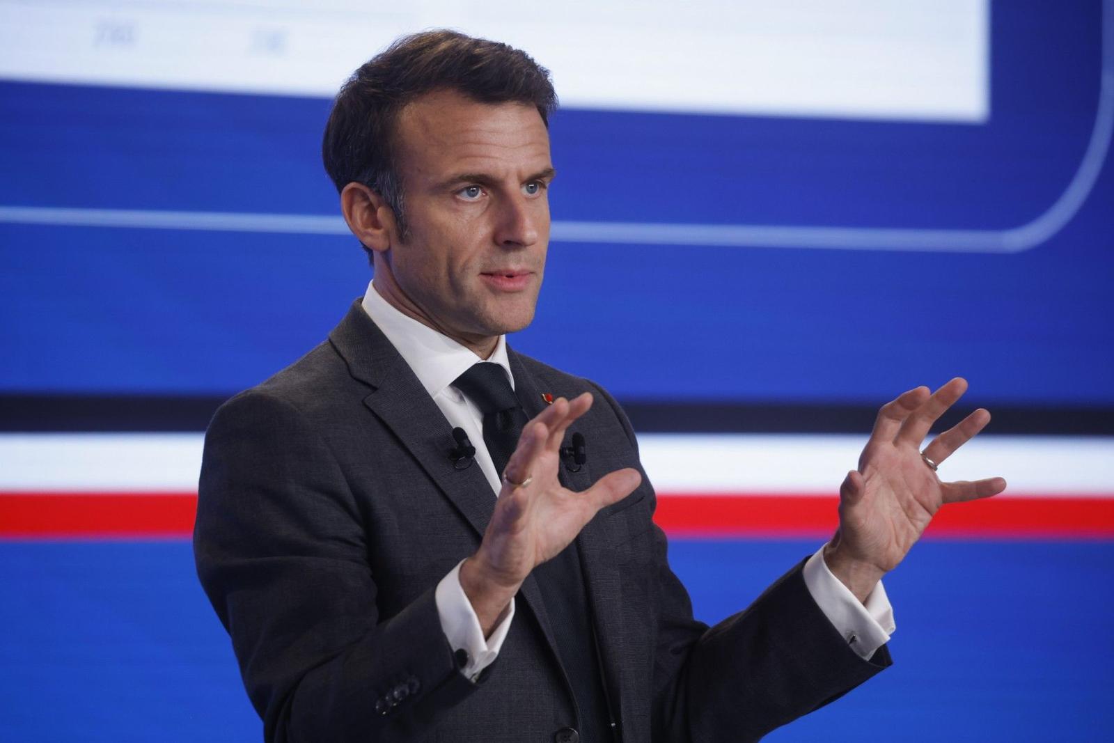Emmanuel Macron portrait AFP