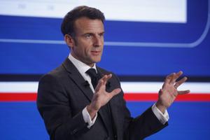 Emmanuel Macron portrait AFP