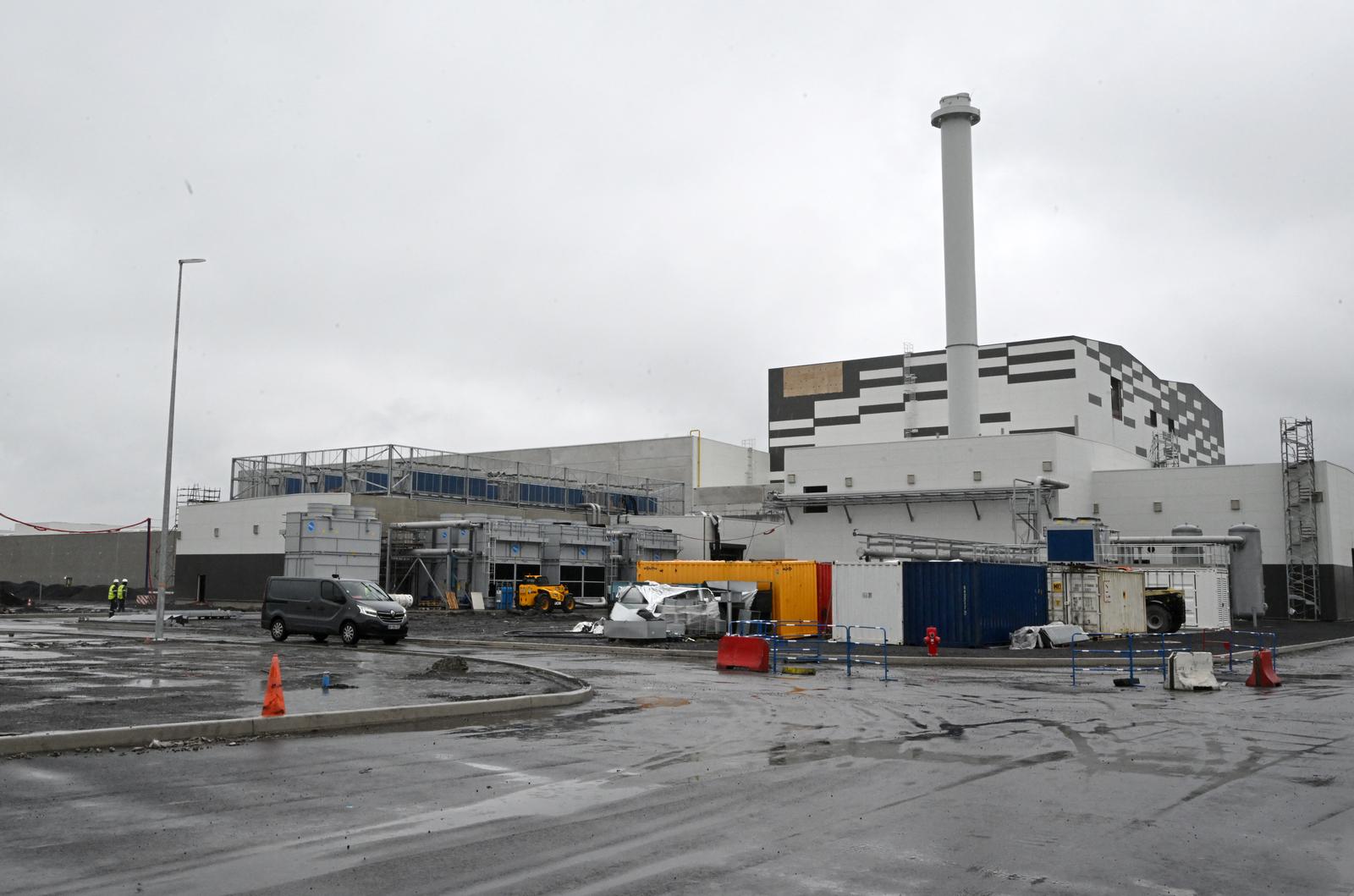 Cette photographie prise le 9 mai 2023 montre le site de la nouvelle usine de batteries ACC Gigafactory de Billy-Berclau, dans le nord de la France.