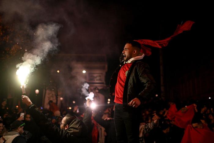 Maroc Champs-Elysées AFP