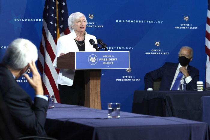 Janet Yellen Joe Biden AFP