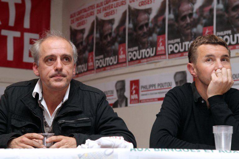 Philippe Poutou Olivier Besancenot AFP