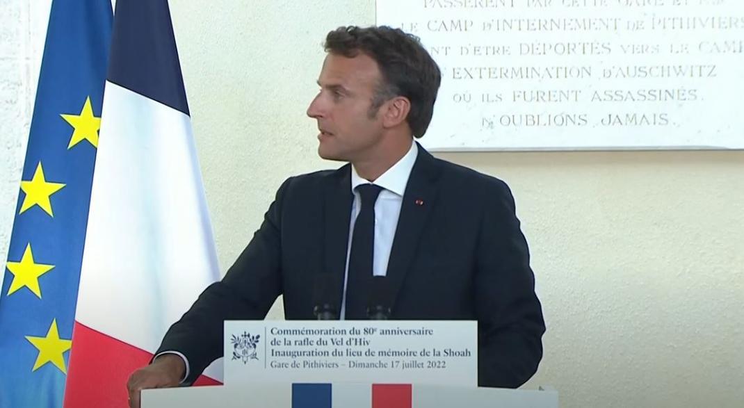 Emmanuel Macron Vel d'Hiv