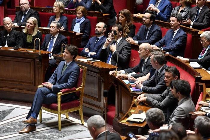 Justin Trudeau à l'Assemblée nationale