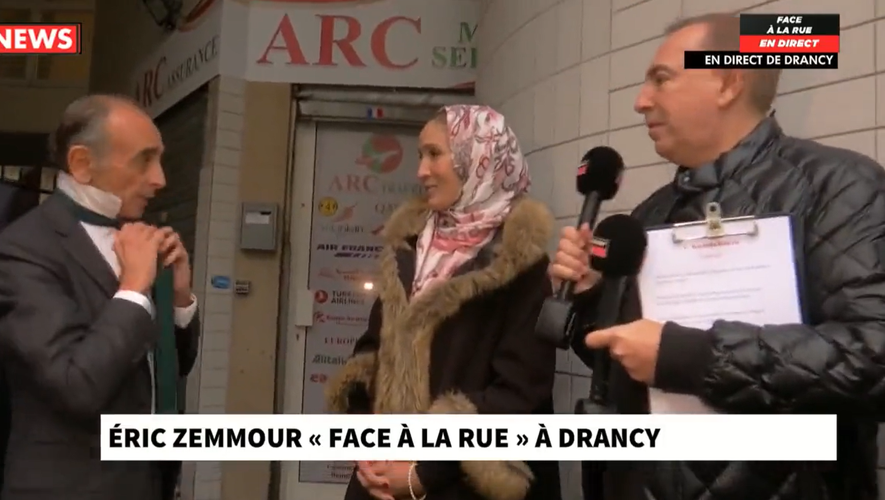 Eric Zemmour Face à la rue