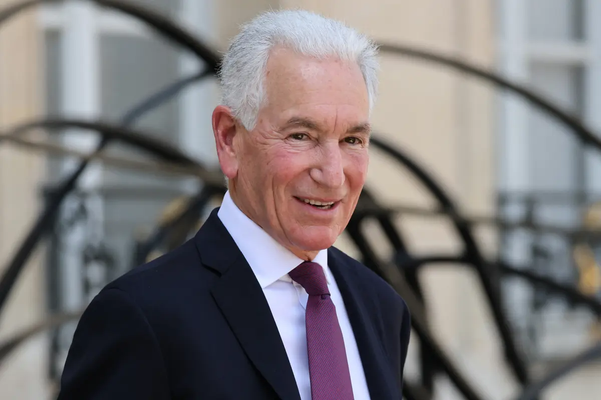 France, Charles Kushner, par ailleurs beau père du président Donald Trump. (Photo by Ludovic MARIN / AFP)
