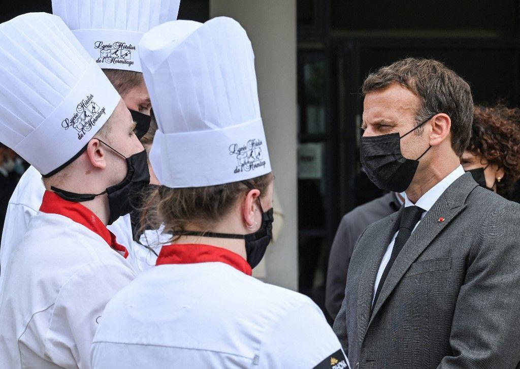 Tain-L'Hermitage Emmanuel Macron AFP