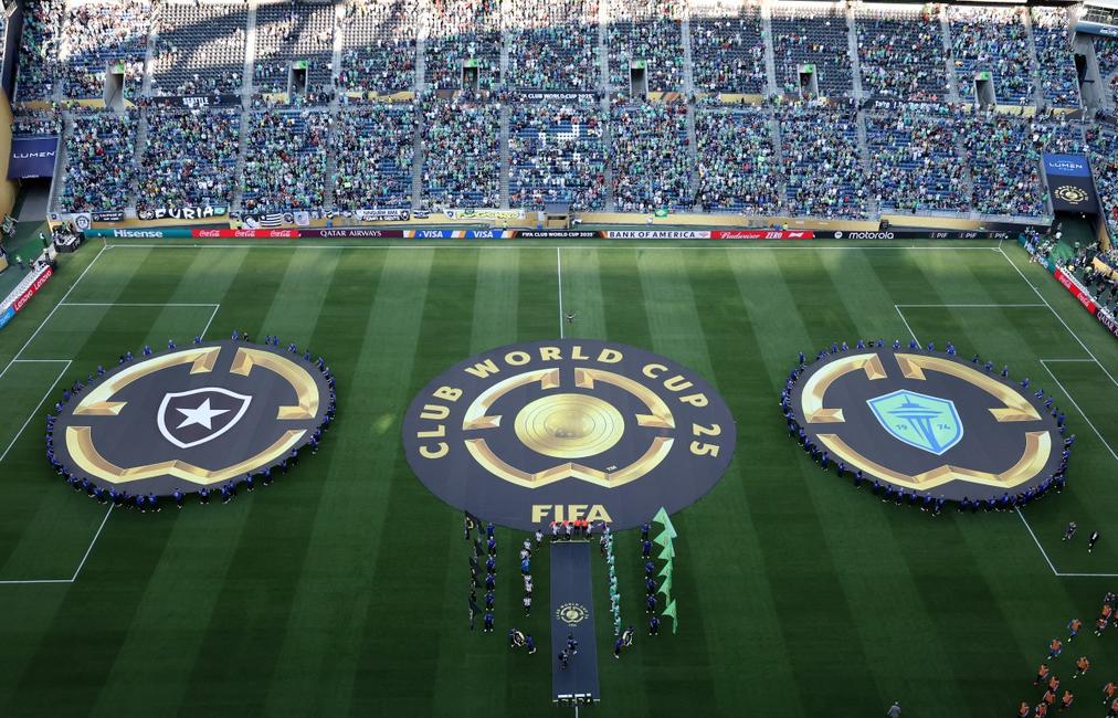 Vue générale avant un match entre Botafogo et Seattle FC avant la Coupe du Monde des Clubs de la FIFA 2025
