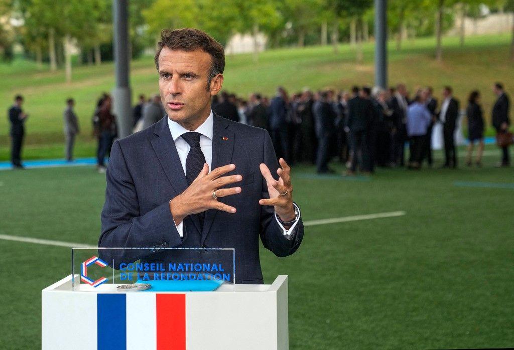 Emmanuel Macron CNR AFP
