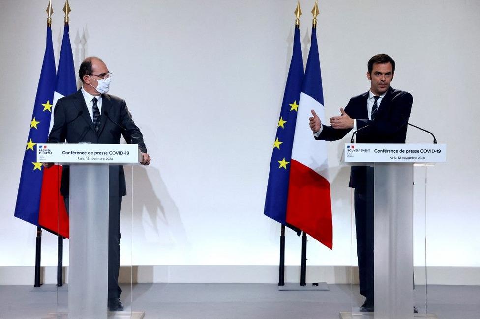 Olivier Véran Jean Castex AFP