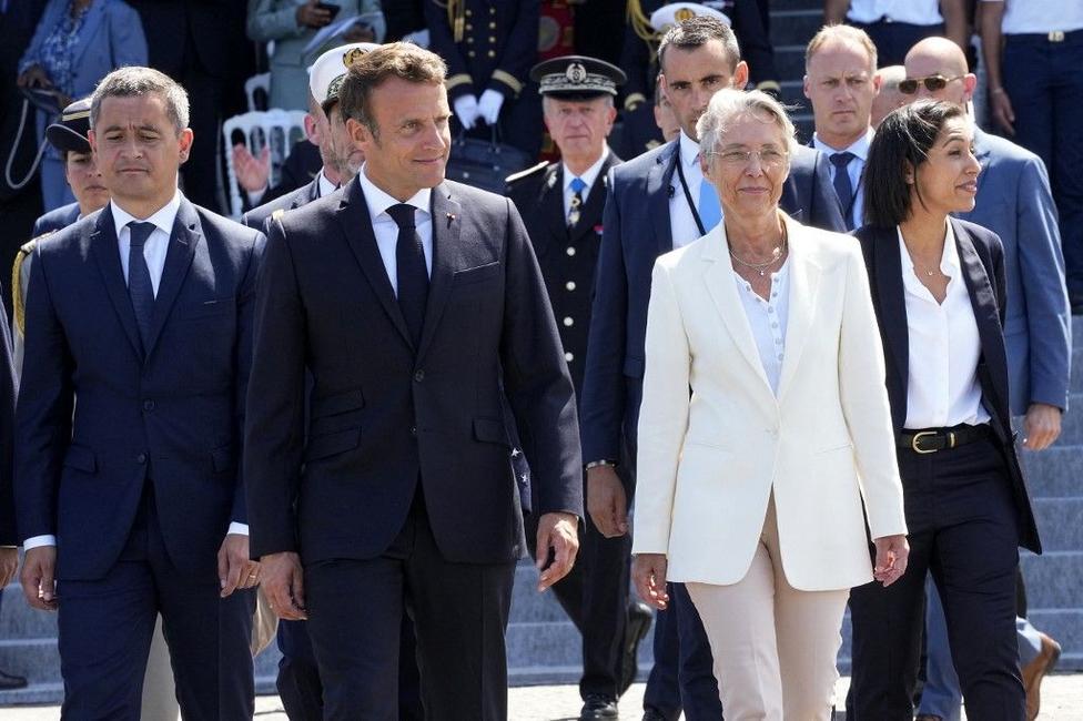 Macron Borne Darmanin Gérald Darmanin Emmanuel Macron Elisabeth Borne