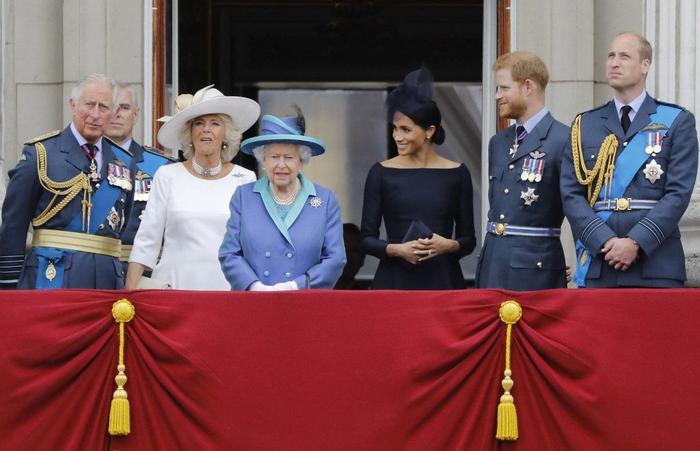 famille royale britannique Elizabeth II Meghan Markle prince Harry AFP