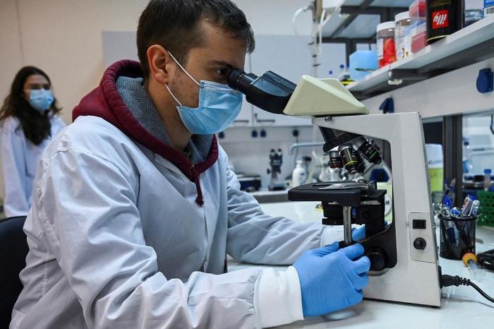 chercheur microscope science AFP