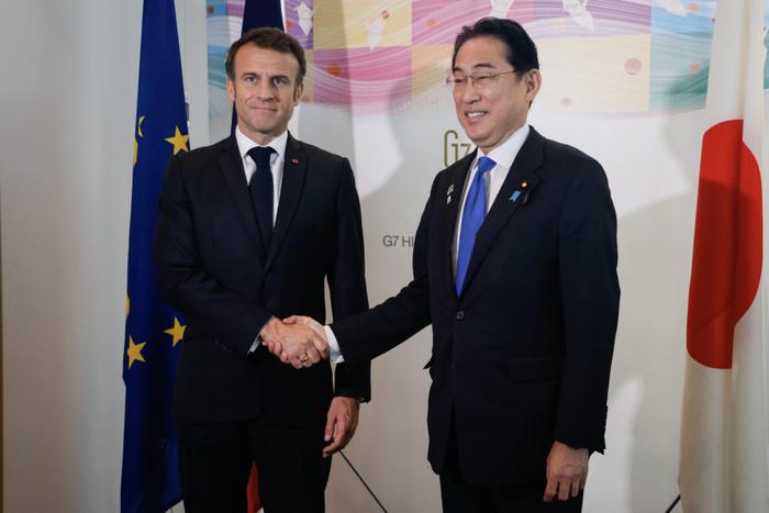 Emmanuel Macron Japon AFP