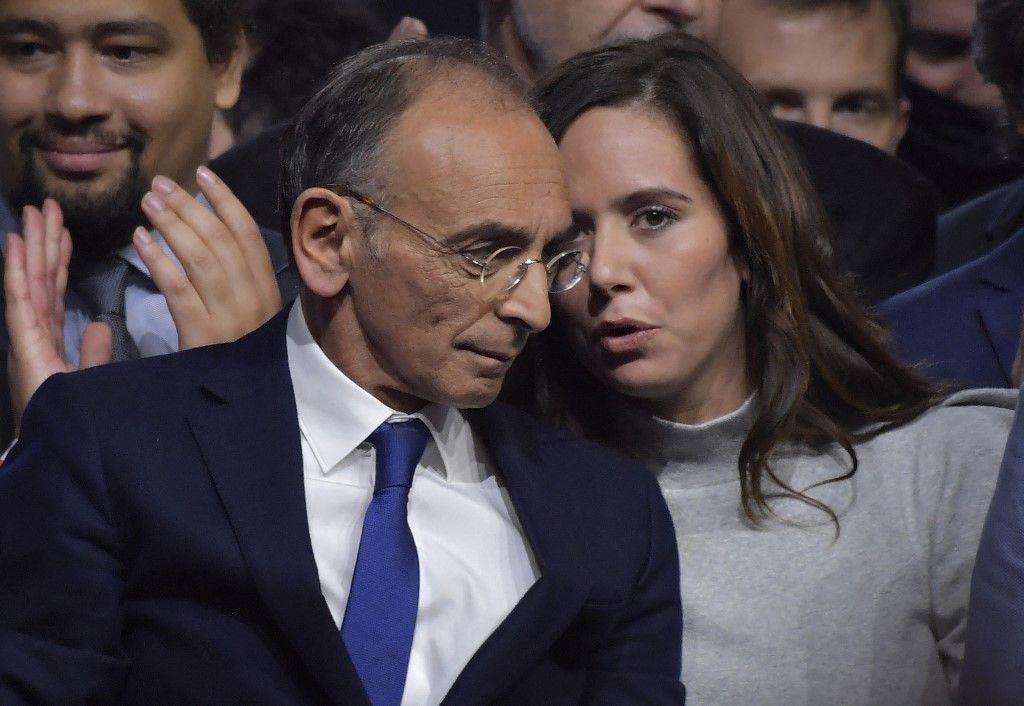 Eric Zemmour Sarah Knafo AFP