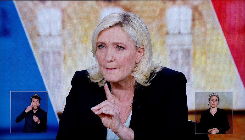 Marine Le Pen débat AFP