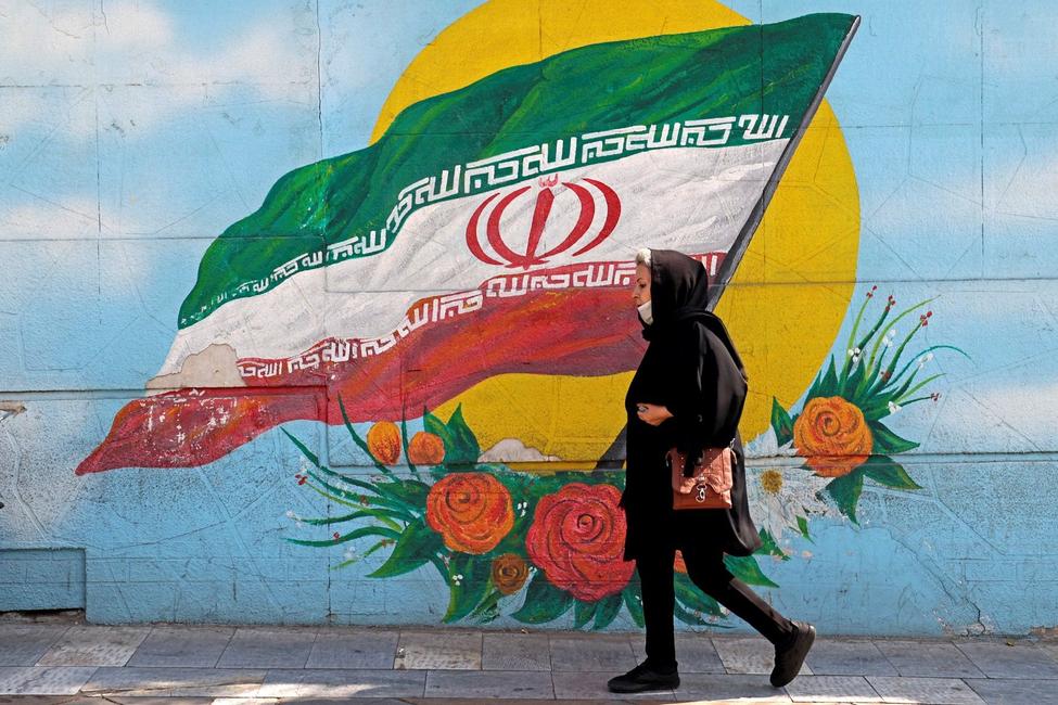 Iran drapeau AFP