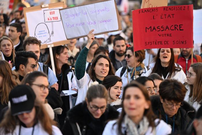 médecins manifestation AFP