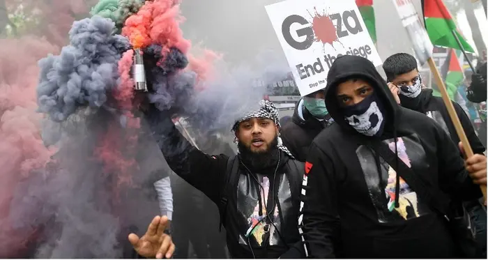 Gaza manifestation Londres AFP