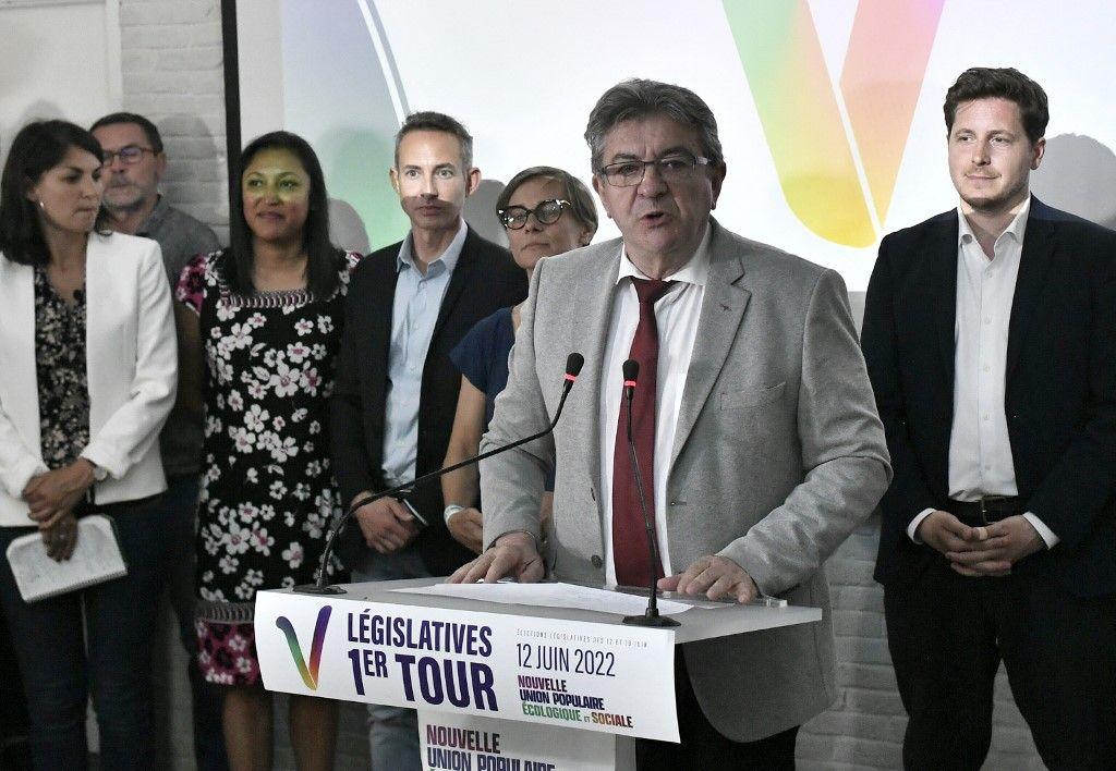 Jean-Luc Mélenchon législatives AFP