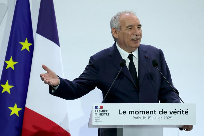 François Bayrou lors de son discours pour dévoiler les grandes lignes du budget 2026.