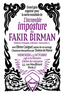 L’incroyable imposture du Fakir Birman, de Olivier Cariguel