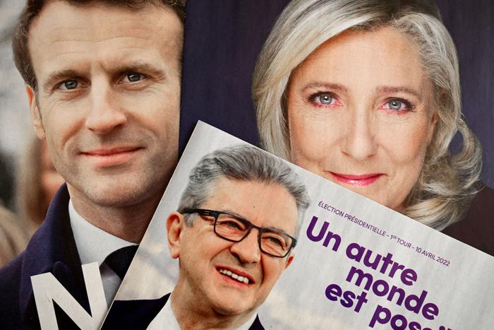 macron le pen mélenchon - AFP