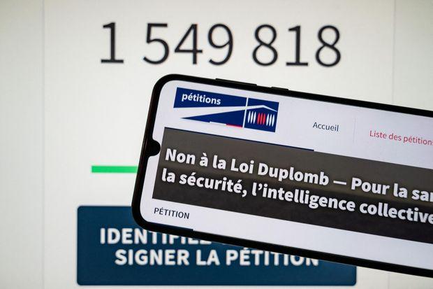 La plateforme de l'Assemblée nationale dédiée aux pétitions